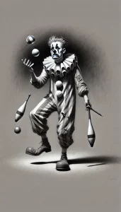 Die Clownerie des Missmuts