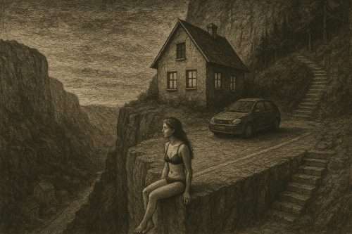 Dunkles Land und Paradiese